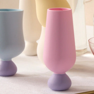 Unbreakable Silicone Bubble Champagne Flute Set (2pcs) By STYLD.